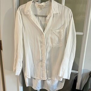 Anthropologie Cloth & Stone white button up shirt